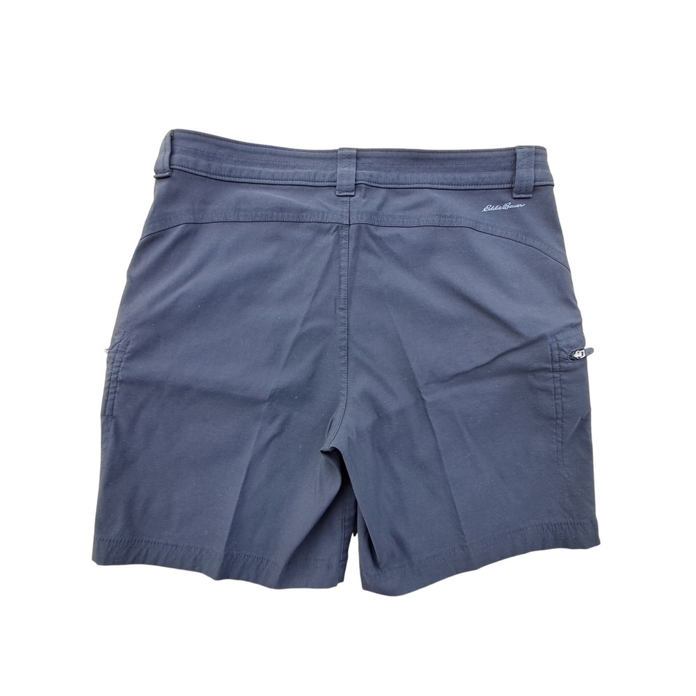 Eddie Bauer First Ascent Guide Pro Shorts Womens 6 Black Hiking Cargo Stretch - Picture 2 of 9